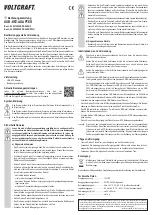 Предварительный просмотр 1 страницы VOLTCRAFT CPS-2400/2 Operating Instructions