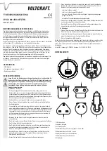 VOLTCRAFT CPUC-1000 Operating Instructions Manual предпросмотр