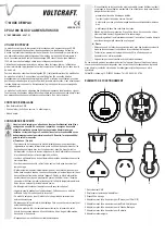 Предварительный просмотр 5 страницы VOLTCRAFT CPUC-1000 Operating Instructions Manual