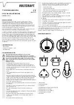 Предварительный просмотр 7 страницы VOLTCRAFT CPUC-1000 Operating Instructions Manual