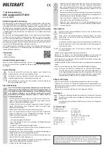 Предварительный просмотр 1 страницы VOLTCRAFT CQCP-3000 Operating Instructions