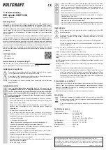 Предварительный просмотр 4 страницы VOLTCRAFT CQCP-3000 Operating Instructions