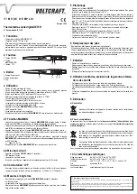 Предварительный просмотр 3 страницы VOLTCRAFT DET3R Operating Instructions