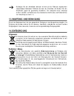 Preview for 12 page of VOLTCRAFT DL-111K Operating Instructions Manual