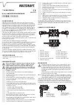 Preview for 5 page of VOLTCRAFT DLA-3L Series Operating Instructions Manual