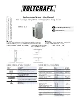 VOLTCRAFT DPM 1L 32-D User Manual preview