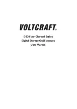 VOLTCRAFT DSO Four-Channel Series User Manual preview