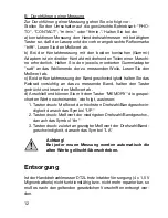 Preview for 13 page of VOLTCRAFT DT 2 L / k Operating Instructions Manual