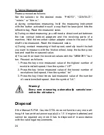 Preview for 25 page of VOLTCRAFT DT 2 L / k Operating Instructions Manual