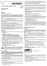 Preview for 1 page of VOLTCRAFT Energy Check 3000 Operating Instructions