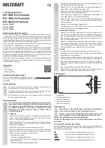 VOLTCRAFT ESP 20000 Operating Instructions Manual предпросмотр