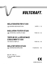 Preview for 2 page of VOLTCRAFT ET-200 Operating Instructions Manual