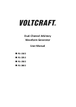 VOLTCRAFT FG-2102 User Manual preview