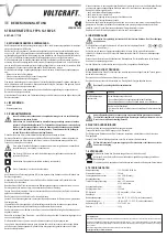 VOLTCRAFT FPPS 12-18W2.5 Operating Instructions предпросмотр