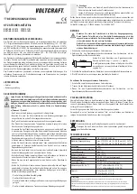 VOLTCRAFT FPPS 12-27 W Operating Instructions предпросмотр