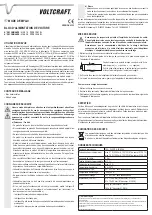 Предварительный просмотр 3 страницы VOLTCRAFT FPPS 12-27 W Operating Instructions