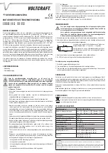 Предварительный просмотр 4 страницы VOLTCRAFT FPPS 12-27 W Operating Instructions