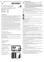 Предварительный просмотр 3 страницы VOLTCRAFT FPS-1132 Operating Instructions Manual