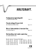 Предварительный просмотр 1 страницы VOLTCRAFT FSP-1122 Operating Instructions Manual