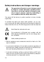 Предварительный просмотр 18 страницы VOLTCRAFT FSP-1122 Operating Instructions Manual