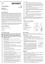 Preview for 5 page of VOLTCRAFT HS-70 Operating Instructions Manual