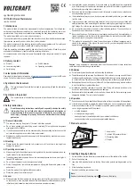 VOLTCRAFT IR 110-6S Operating Instructions preview