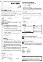 VOLTCRAFT IR-250-1LED Operating Instructions предпросмотр