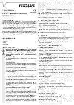 Preview for 5 page of VOLTCRAFT IR-280-4ET Operating Instructions Manual