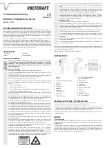 VOLTCRAFT IR 500-10S Operating Instructions Manual preview