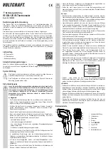 VOLTCRAFT IR 500-12S Operating Instructions Manual preview