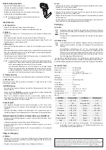 Preview for 2 page of VOLTCRAFT IR 500-12S Operating Instructions Manual