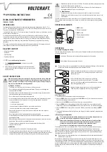 Предварительный просмотр 3 страницы VOLTCRAFT IR-500-1S Operating Instructions Manual