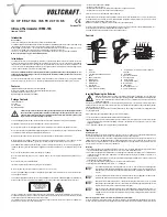 Preview for 3 page of VOLTCRAFT IR 550-10S Operating Instructions Manual