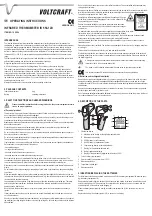 VOLTCRAFT IR 550-12D Operating Instructions preview