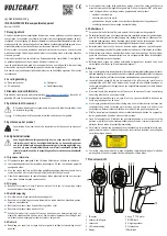 Preview for 7 page of VOLTCRAFT IR-SCAN-350RH/2 Operating Instructions Manual