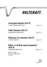 VOLTCRAFT LSG-10 Operating Instructions Manual preview