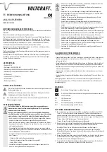 Preview for 1 page of VOLTCRAFT LSG-5 Operating Instructions Manual