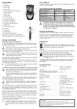 Preview for 2 page of VOLTCRAFT LSG-5 Operating Instructions Manual