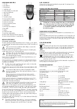 Preview for 8 page of VOLTCRAFT LSG-5 Operating Instructions Manual