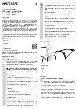 Предварительный просмотр 3 страницы VOLTCRAFT MB-2000M Operating Instructions Manual