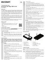 Предварительный просмотр 3 страницы VOLTCRAFT Mega 24000 SL-240 Operating Instructions Manual