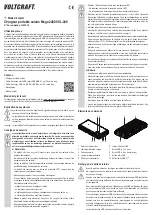 Предварительный просмотр 5 страницы VOLTCRAFT Mega 24000 SL-240 Operating Instructions Manual