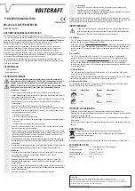 VOLTCRAFT MS-228 Operating Instructions preview