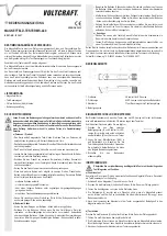 Preview for 1 page of VOLTCRAFT MS-440 Operating Instructions Manual