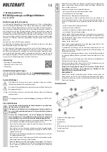 VOLTCRAFT MS-540 Operating Instructions Manual preview