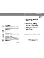 Предварительный просмотр 1 страницы VOLTCRAFT P200-LCD Operating Instructions Manual