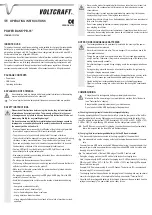 Preview for 3 page of VOLTCRAFT PB-16 Operating Instructions Manual