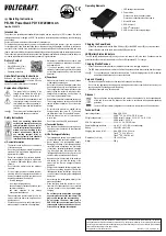 Предварительный просмотр 2 страницы VOLTCRAFT PB-19C Operating Instructions