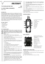 Предварительный просмотр 3 страницы VOLTCRAFT PL-100TRH Operating Instructions Manual