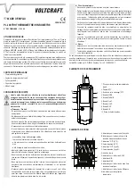 Предварительный просмотр 5 страницы VOLTCRAFT PL-100TRH Operating Instructions Manual